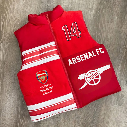 Arsenal Sleeveless Puffer Vest 3D