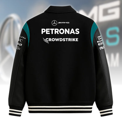 Merc Amg Petronas All Over Printed Bomber Jacket