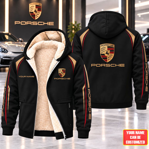 Personalized Pors 2026 Fleece 3D Unisex Hooded Jacket