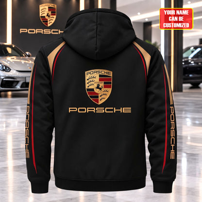 Personalized Pors 2026 Fleece 3D Unisex Hooded Jacket