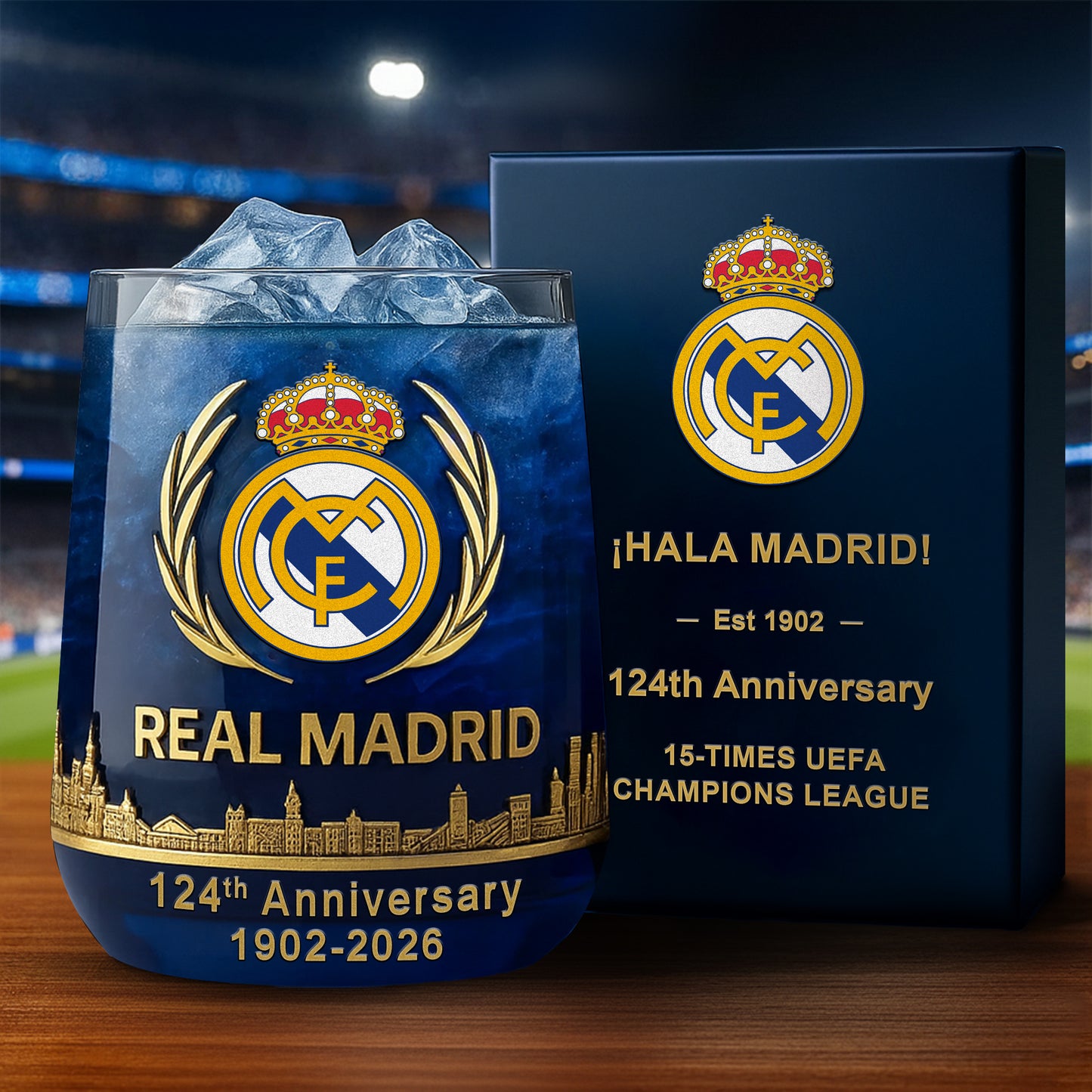 Real 142th Anniversary Whisky , Real Whiskey Glass , Holiday gift