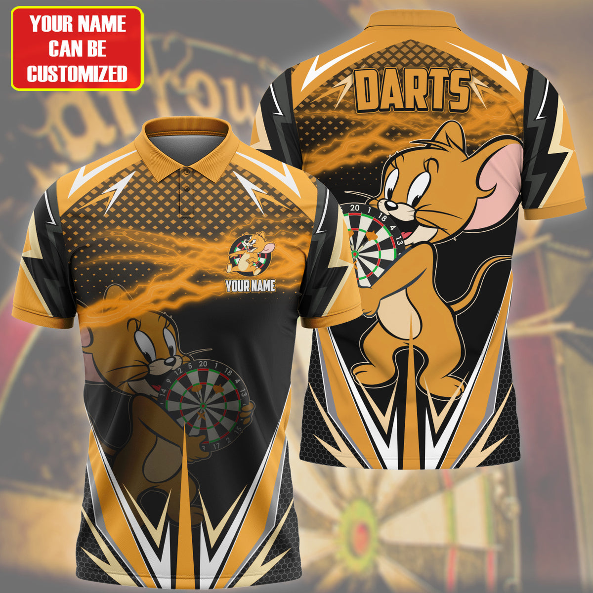 Personalized Name Jr Darts All Over Printed Unisex Shirt Q010203