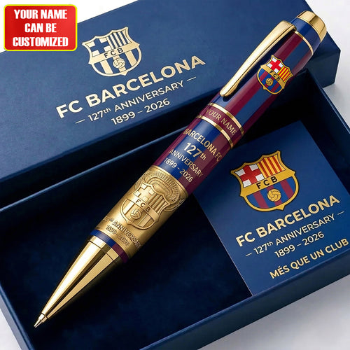 Personalized Barca FC 127 Years Anniversary Edition Ballpoint Pen (1899-2026)