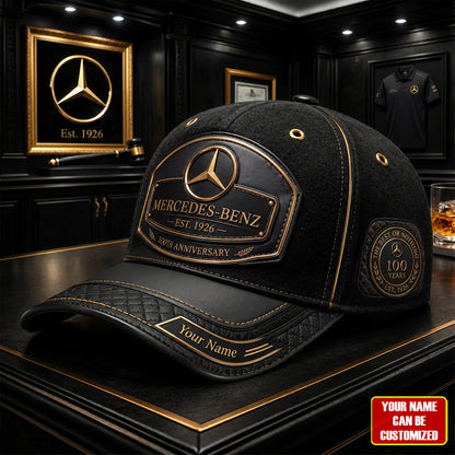 Personalized Merc Leather Vintage 100th Anniversary Classic Cap V2 (1926-2026)