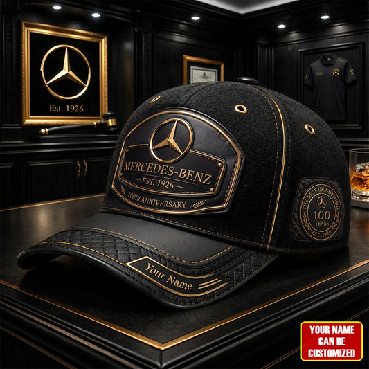 Personalized Merc Leather Vintage 100th Anniversary Classic Cap V2 (1926-2026)