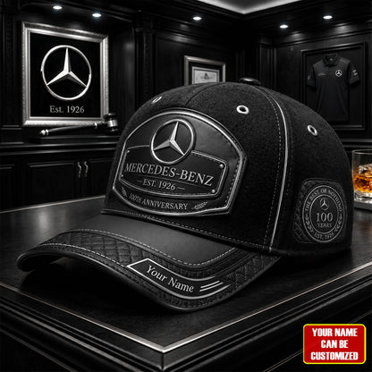 Personalized Merc Leather Vintage 100th Anniversary Classic Cap V2 (1926-2026)