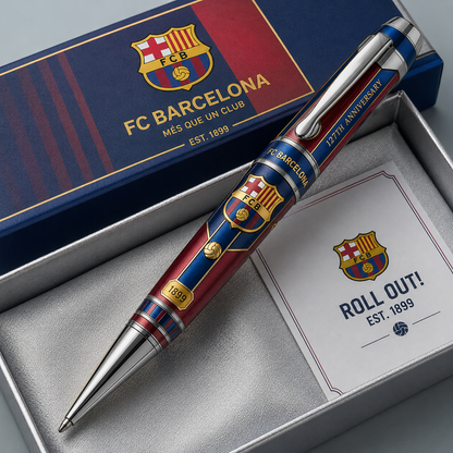 Personalized Barca FC 127 Years Anniversary Edition Ballpoint Pen V5 (1899-2026)
