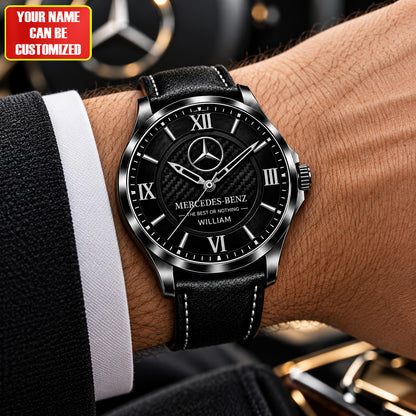 Personalized Merc Premium Luxury Leather Strap Watch V2