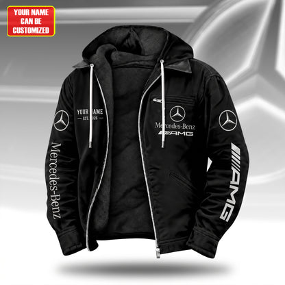 Personalized Merc AMG EST 1926 Fur lining Paddle Jacket