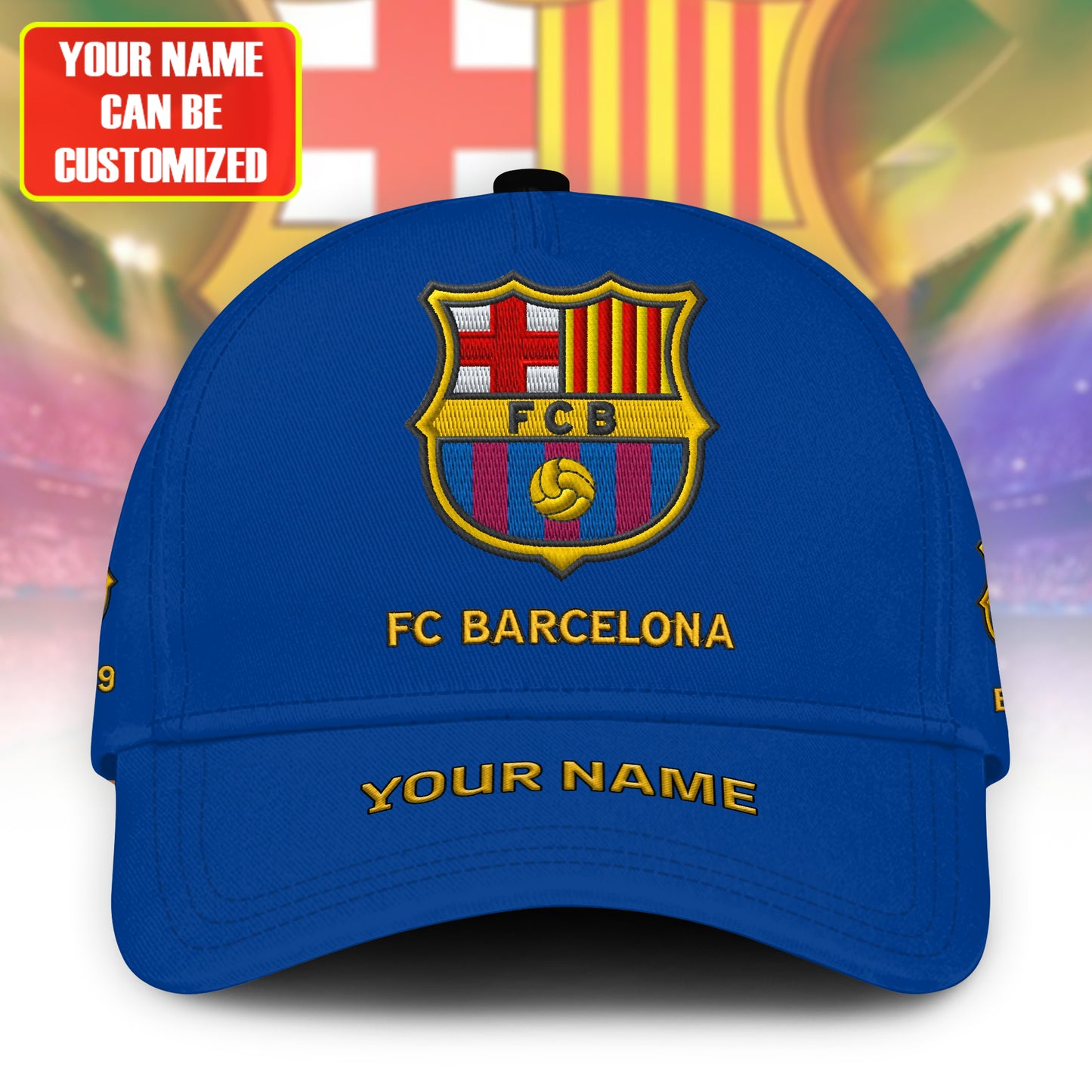 Personalized Barca Vintage Embroidery Classic Cap