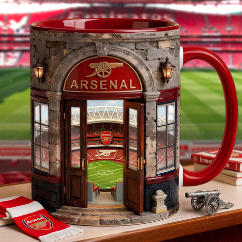 Personalized Ars Stadium Vintage Accent Mug , Cream Mug Gifts , Holiday Gifts