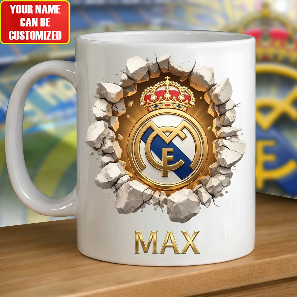 Real FC Accent Mug , Cream Mug Gifts , Holiday Gifts