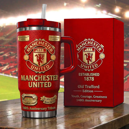 MU FC 148th Anniversary Tribute Insulated Tumbler 30oz 40oz (1878-2026)