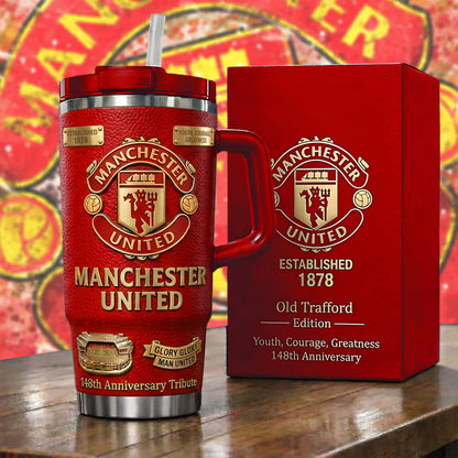 MU FC 148th Anniversary Tribute Insulated Tumbler 30oz 40oz (1878-2026)