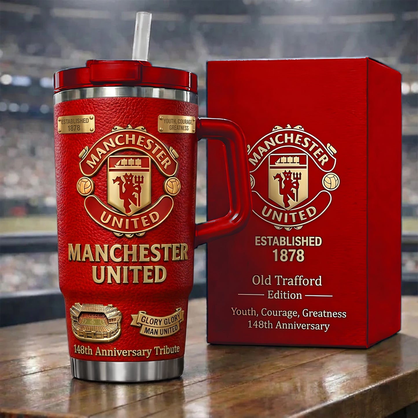 MU FC 148th Anniversary Tribute Insulated Tumbler 30oz 40oz (1878-2026)