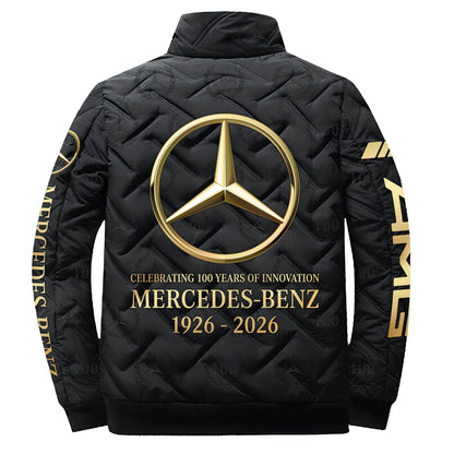 Personalized Merc 100th Anniversary Luxury Puffer Jacket