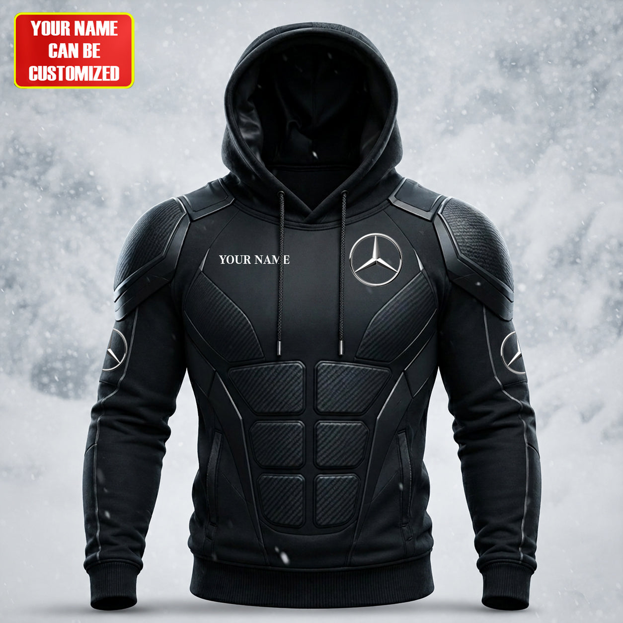 Merc Armor 3D Hoodie- Personalized Gifts For Car Lovers