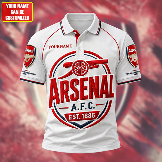 Personalized Arsenal EST 1886 3D Full Printing Set ,Shirt , Hoodie , Short , Polo ,hawaii V6