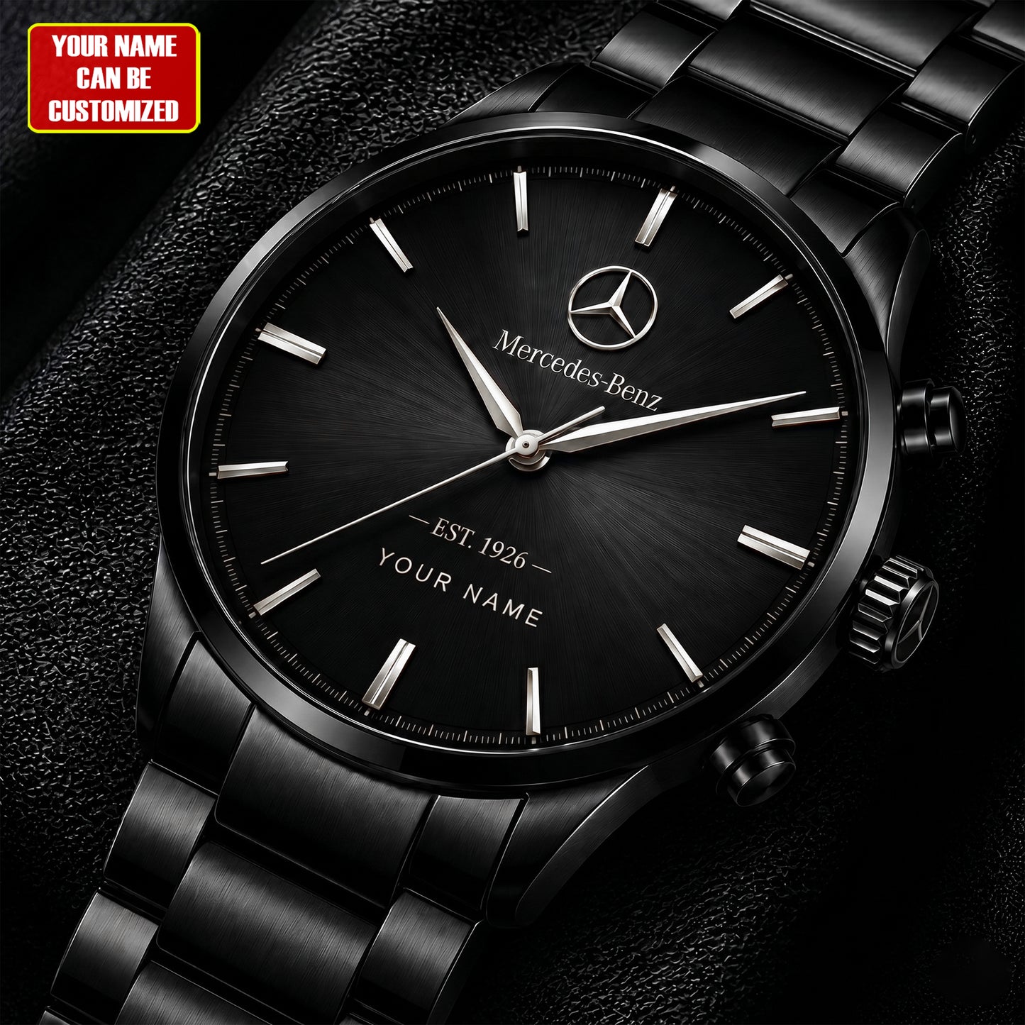 Personalized Merc EST 1926 Edition Stainless Steel Watch