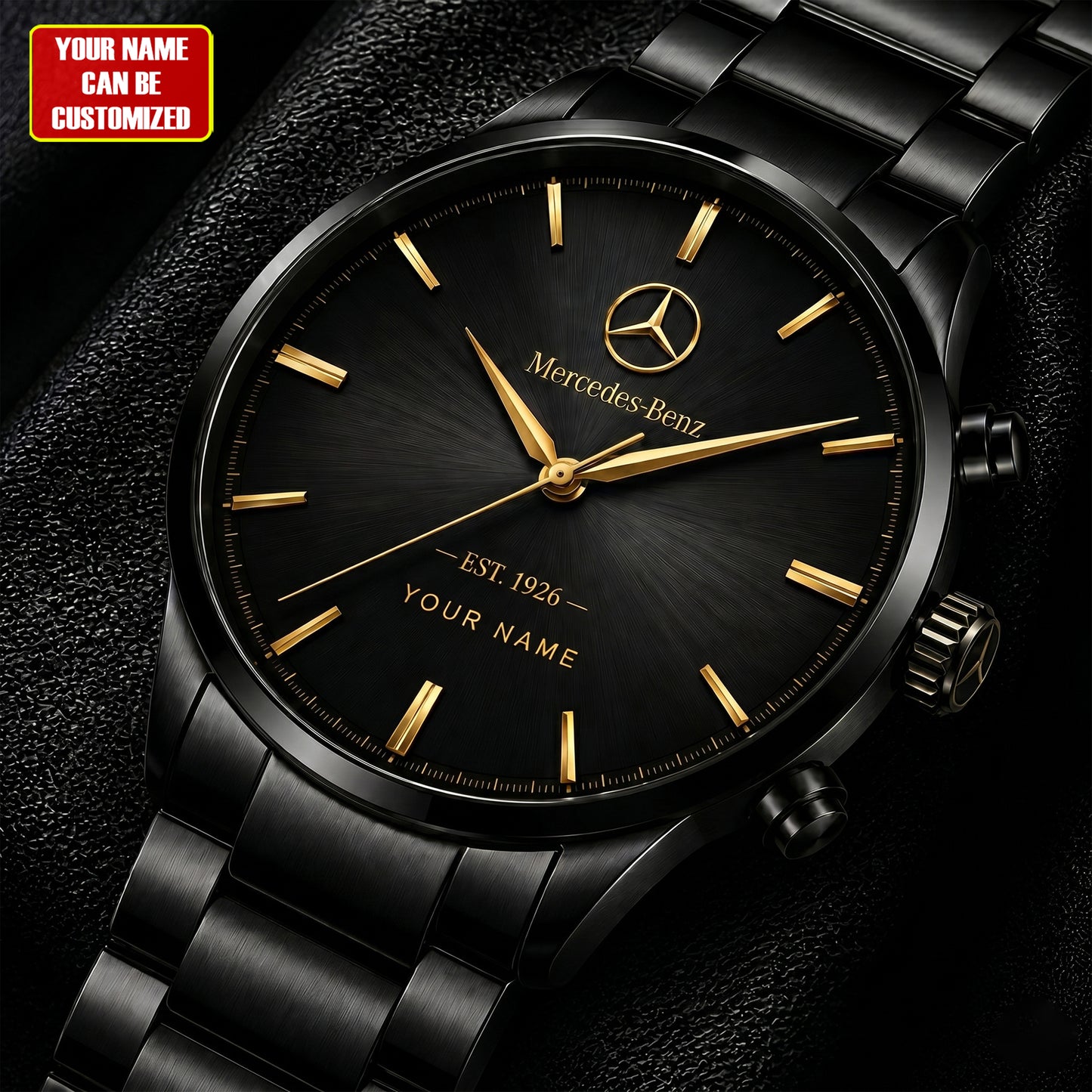 Personalized Merc EST 1926 Edition Stainless Steel Watch