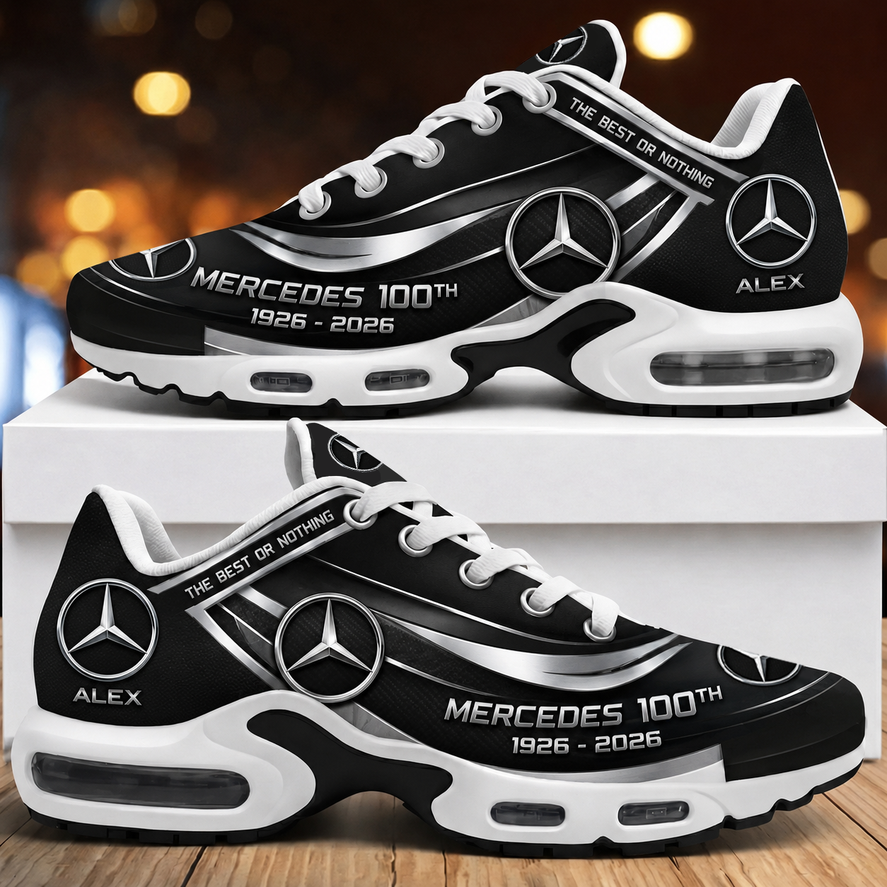 Personalized Merc 100TH Anniversary Sport Air Cushion Sneaker (1926-2026)
