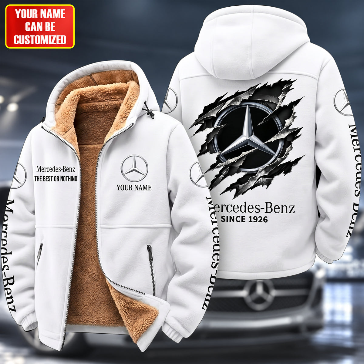 Personalized Merc 2026 Warm Fleece Jacket
