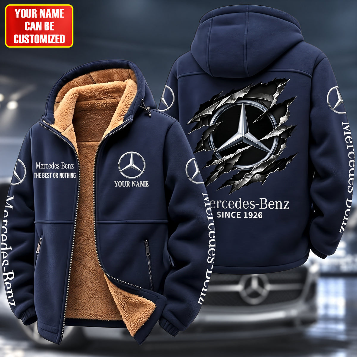 Personalized Merc 2026 Warm Fleece Jacket