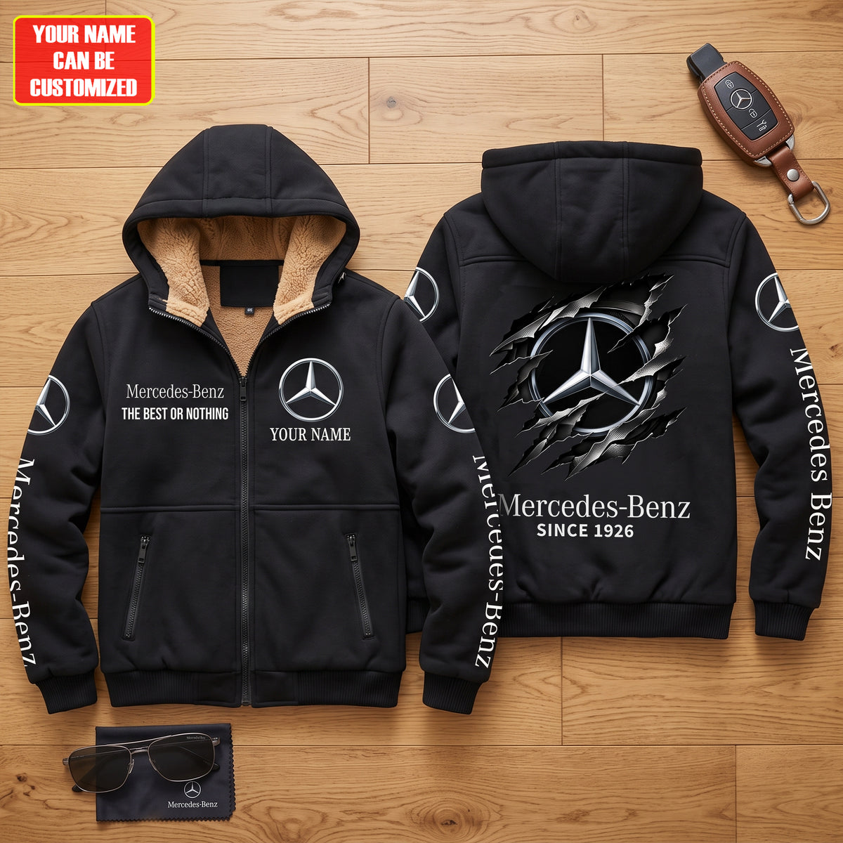 Personalized Merc 2026 Warm Fleece Jacket