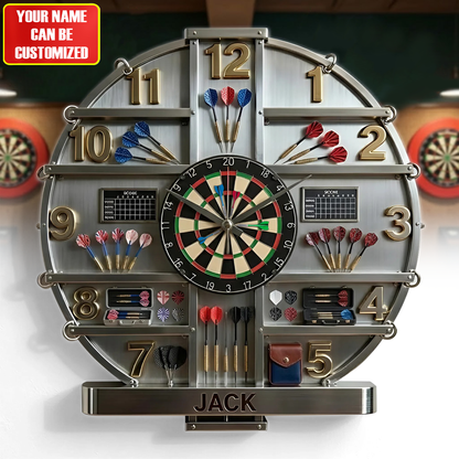 Darts Home Decorative 3D Visual Effect Acrylic Wall Clock