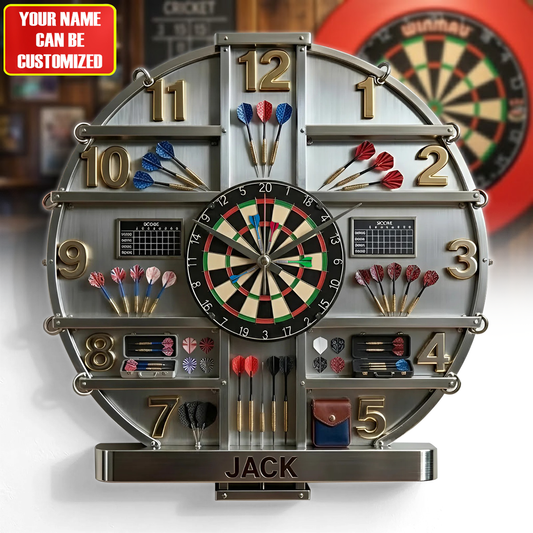 Darts Home Decorative 3D Visual Effect Acrylic Wall Clock