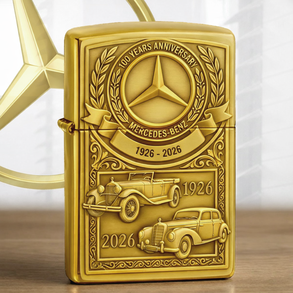 Merc 100 Years Anniversary Luxury Zippo Lighter ( 1926 - 2026 )