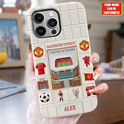 MU FC Stadium - Personalized MU Full Print Phone Case