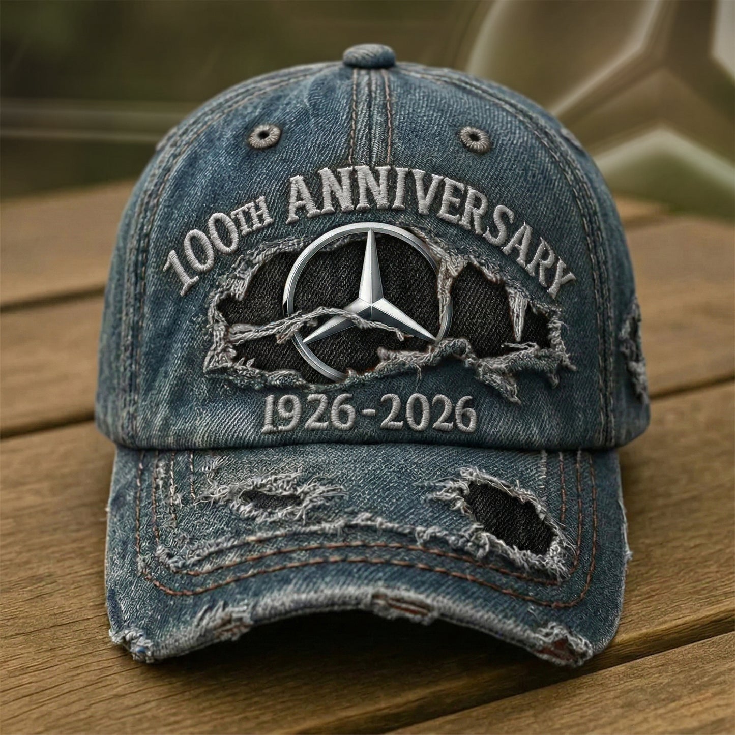 Merc 100th Anniversary Multicolor Denim Cap
