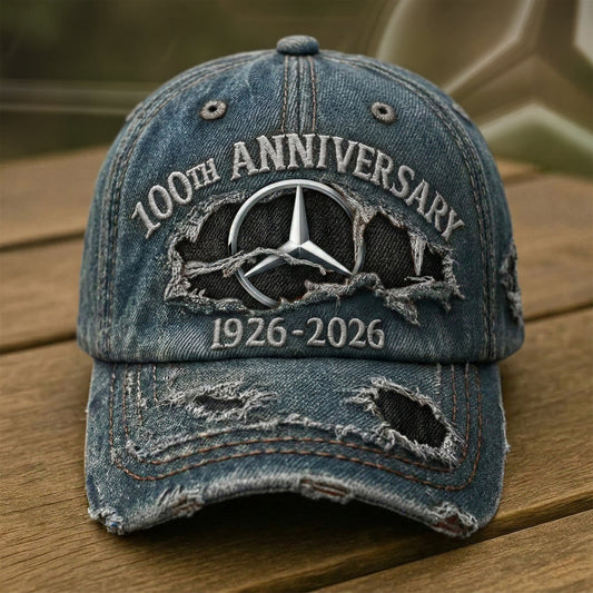 Merc 100th Anniversary Multicolor Denim Cap