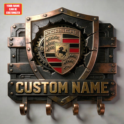 Personalized Pors Shield-themed Key Hanger