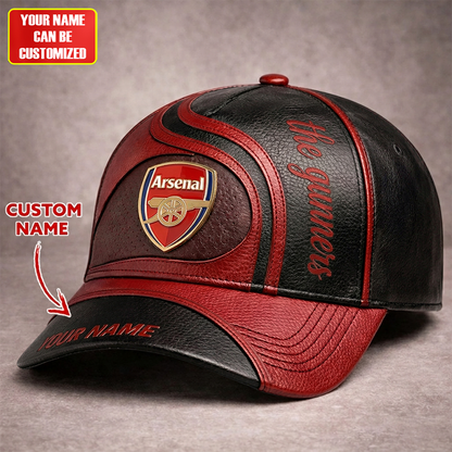 Arsenal The Gunners Leather Classic Cap