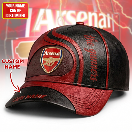 Arsenal The Gunners Leather Classic Cap