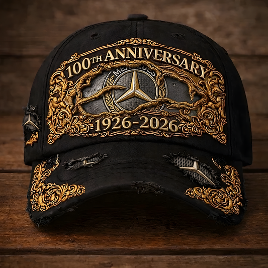 Merc Elegant 100th Anniversary Denim Classic Cap (1926-2026)