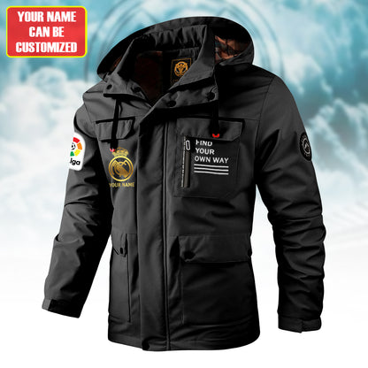 Personalized Real Est 1902 Sport Windbreaker Hooded Jacket