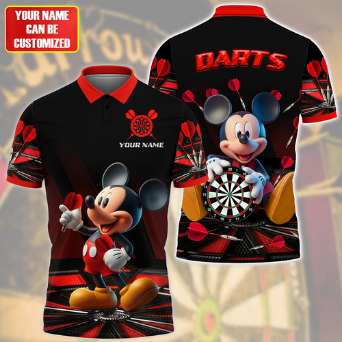 Personalized Name Mk Darts Q6 Red Version All Over Printed Unisex Shirt Q030601