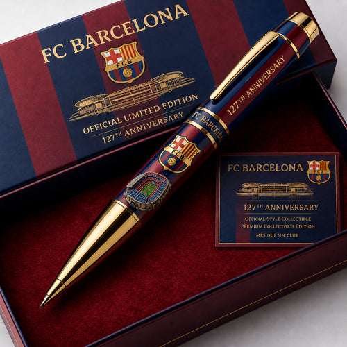 Personalized Barca FC 127 Years Anniversary Edition Ballpoint Pen V4 (1899-2026)