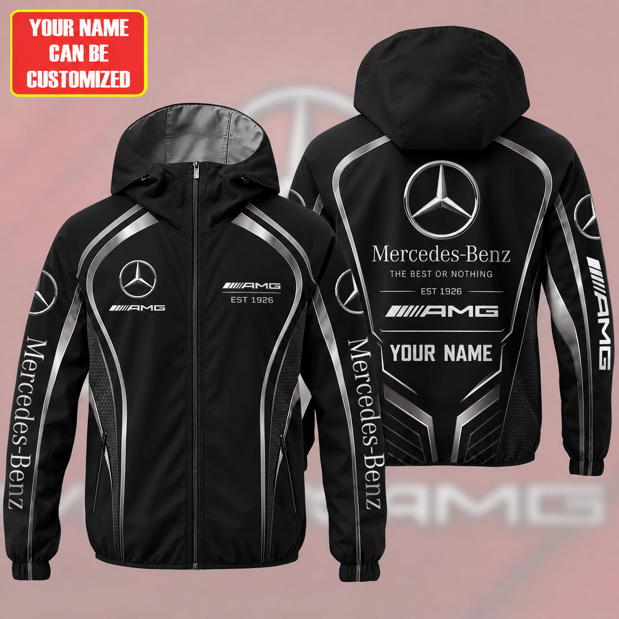 Personalized Merc EST 1926 2026 Sport Windproof Rush Jacket