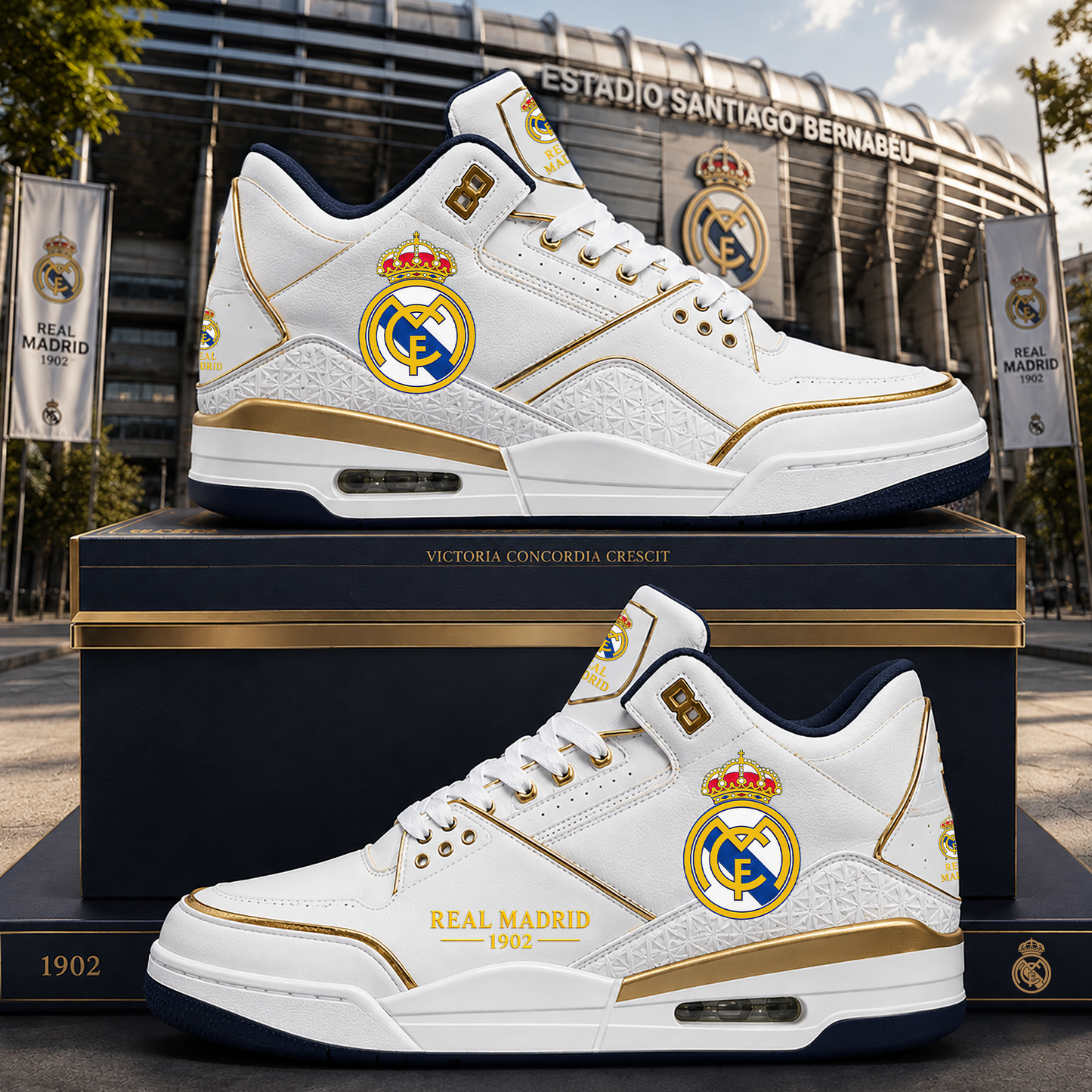 Real FC AJ3 2026 Custom Sneaker