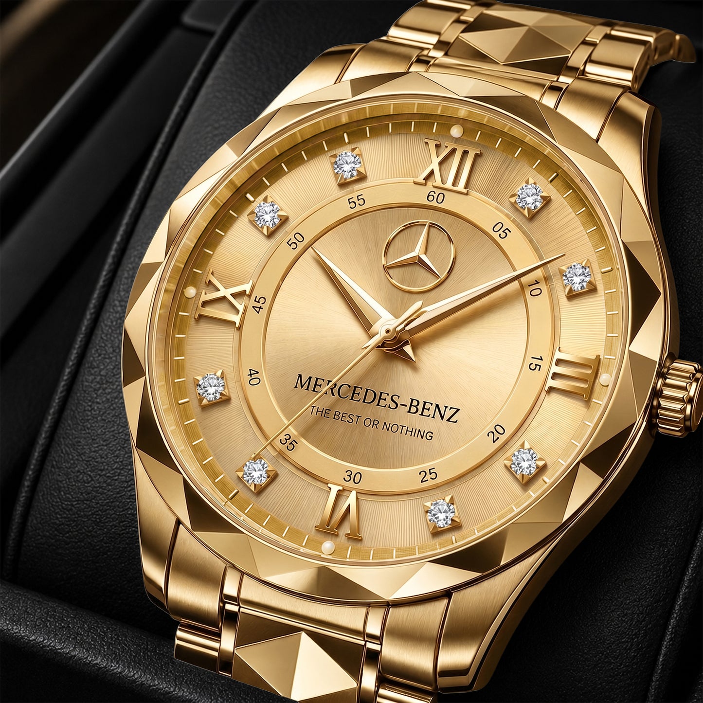 Personalized Merc Geometric Alloy Charley Watch