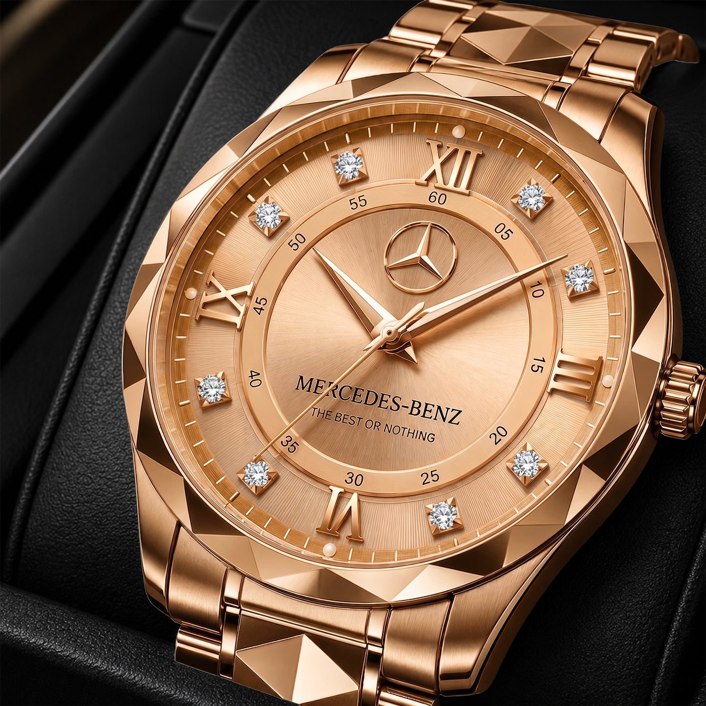 Personalized Merc Geometric Alloy Charley Watch