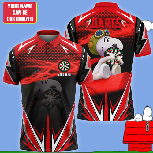 Personalized Name SnP Darts Red Version All Over Printed Unisex Shirt Q030807