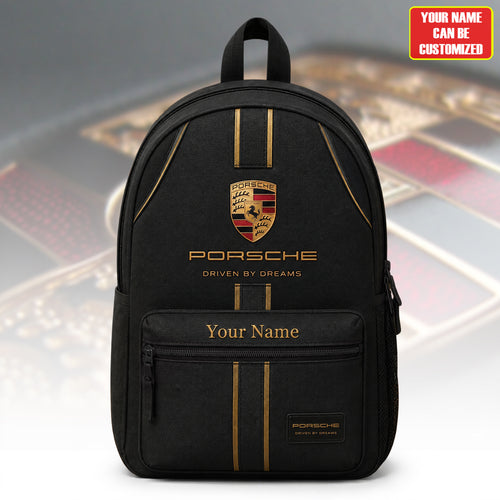 Personalized Pors Driven By Dreams 2026 Modern Backpack