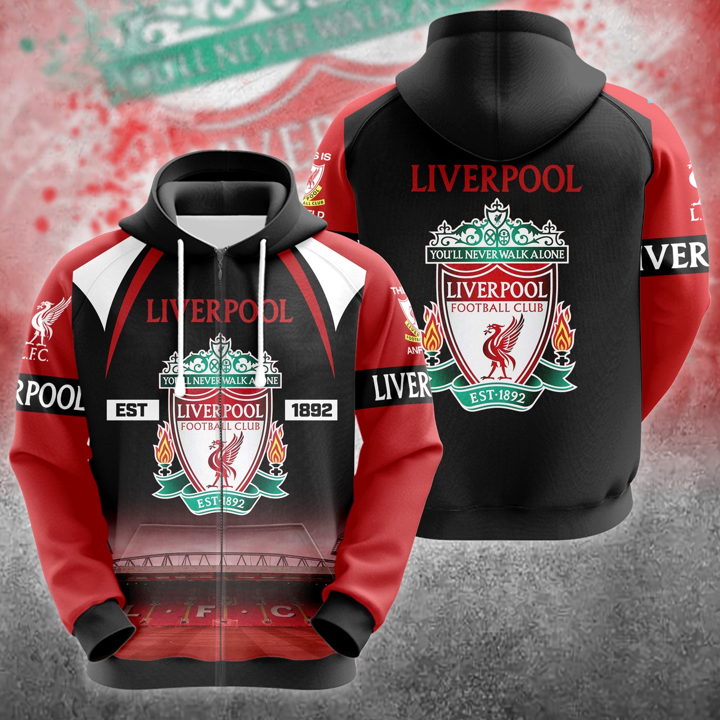 Personalized LVP FC Stadium  Sport All over Printed Hoodie and Sweatpants set