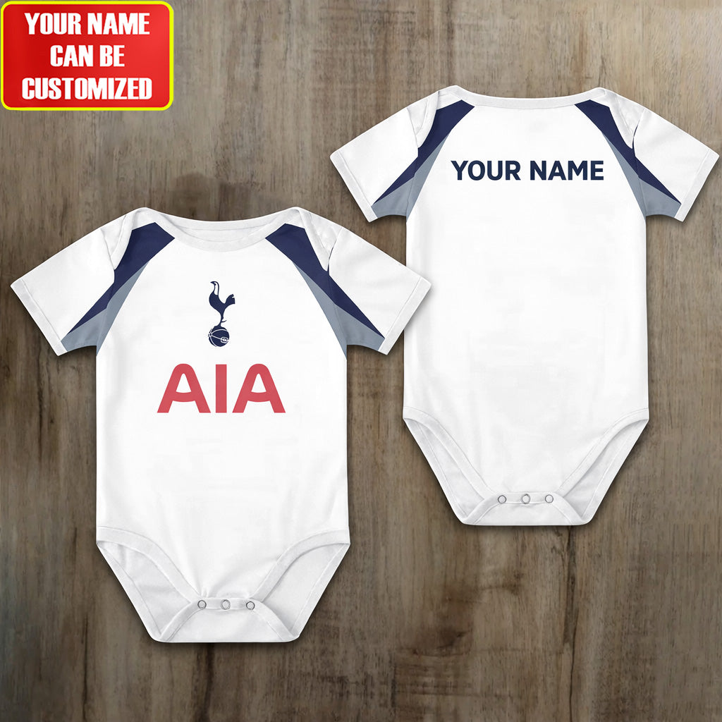 Customized Tottenham Soccer Jersey , Baby Rib Bodysuit Sizes