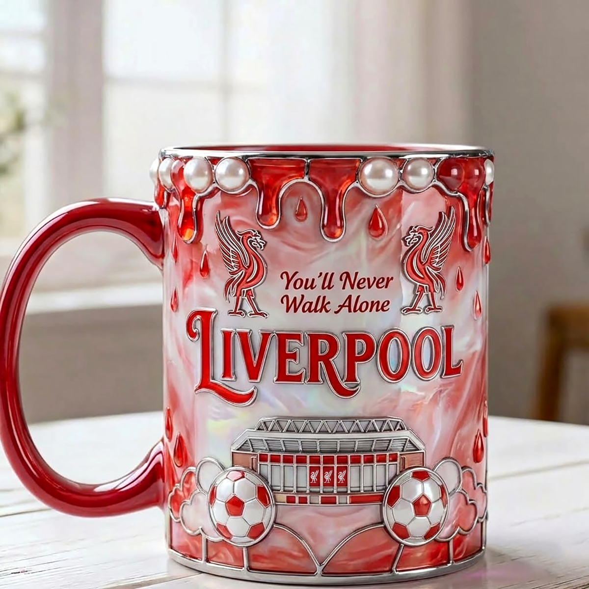 LVP FC Accent Mug , Cream Mug Gifts , Holiday Gifts